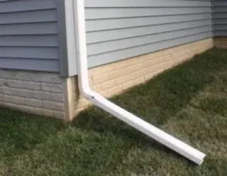 Downspout with extension